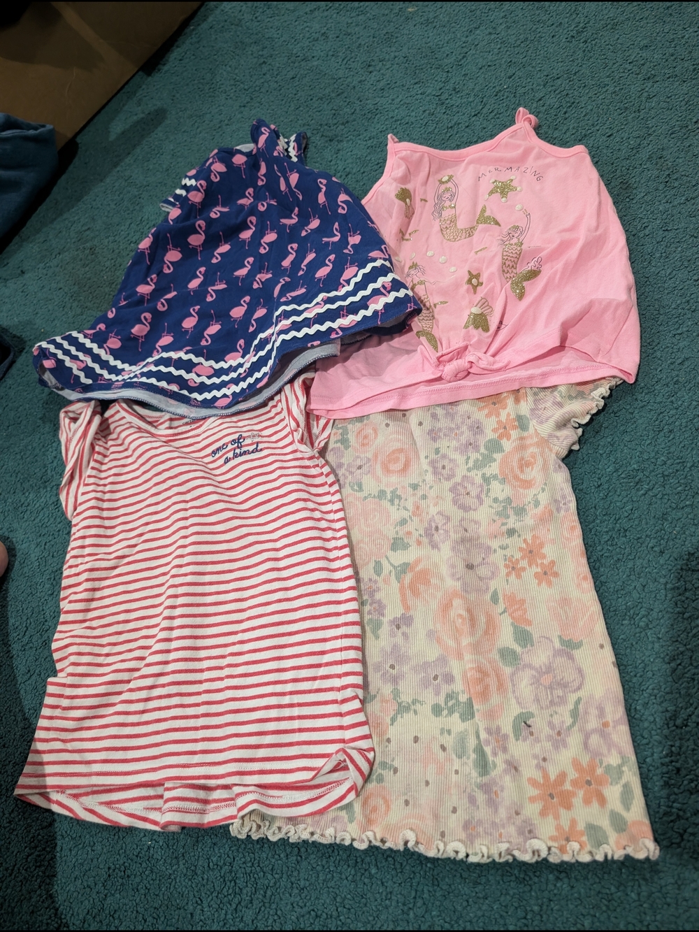 Girls 4t 5t Summer Shirt Bundle